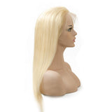 #613 #1B/613  Wig Straight Human Hair Full Lace Wig Frontal Lace Wig