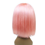 Bob Style Wig #pink 13x4 Frontal Lace Wig