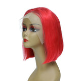 Bob Style Wig #Red 13x4 Frontal Lace Wig
